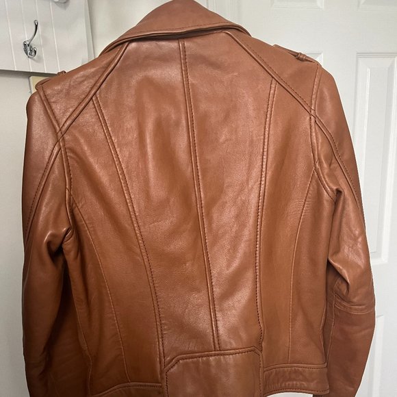 Michael Kors Leather Jacket Size S - Picture 5 of 9